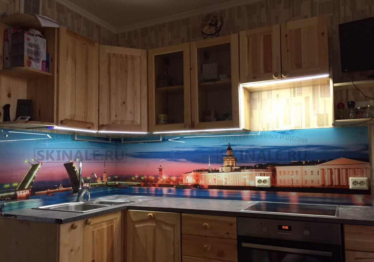 Фартуки для кухни: ГОРОДА - 6161----