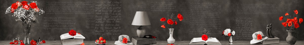 Фартуки для кухни: Цветы - 3530