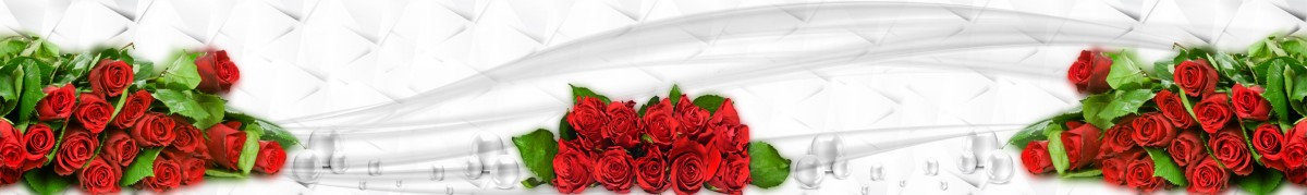 Фартуки для кухни: Цветы - 3546