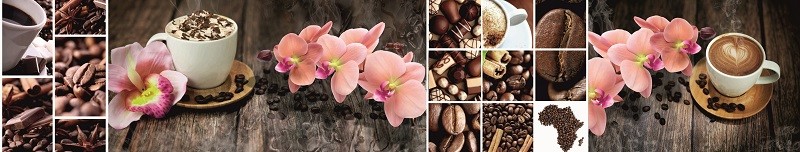 Фартуки для кухни: Цветы - 3101
