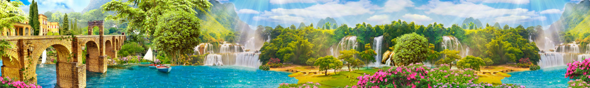 Фартуки для кухни: Природа - 5318