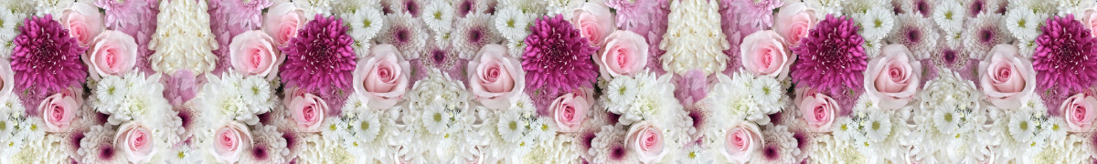 Фартуки для кухни: Цветы - 3035